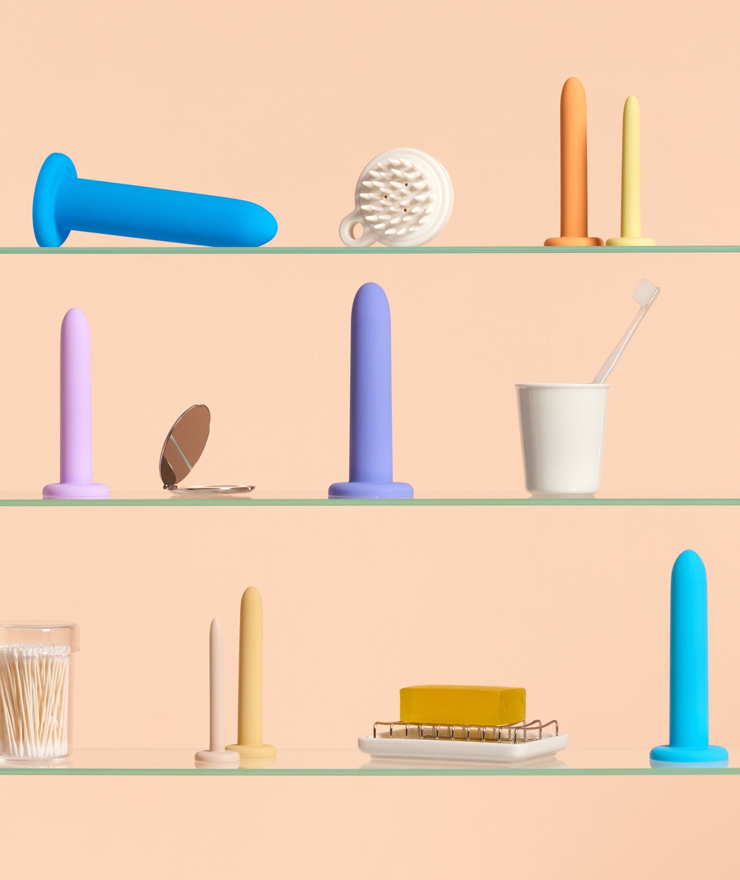Spectrum Silicone Wand Set (Complete 10 Pieces Kit)