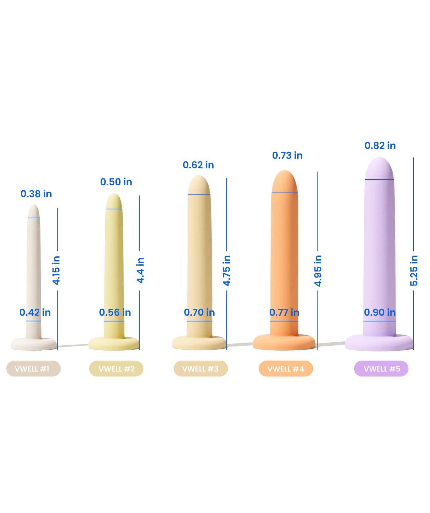 Spectrum Silicone Wand Set (Complete 10 Pieces Kit)