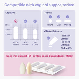 MaxComfort Tapered Vaginal Suppository Applicator (20 counts)