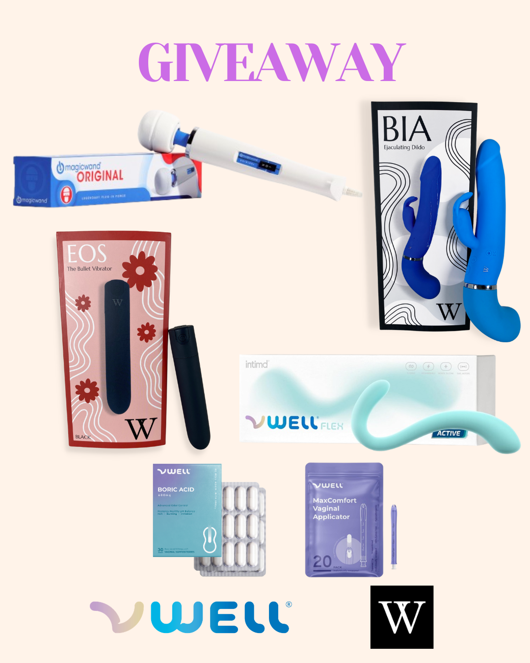 Giveaway: Win a Magic Wand, VWELL Flex and More with Us + V For Vibes