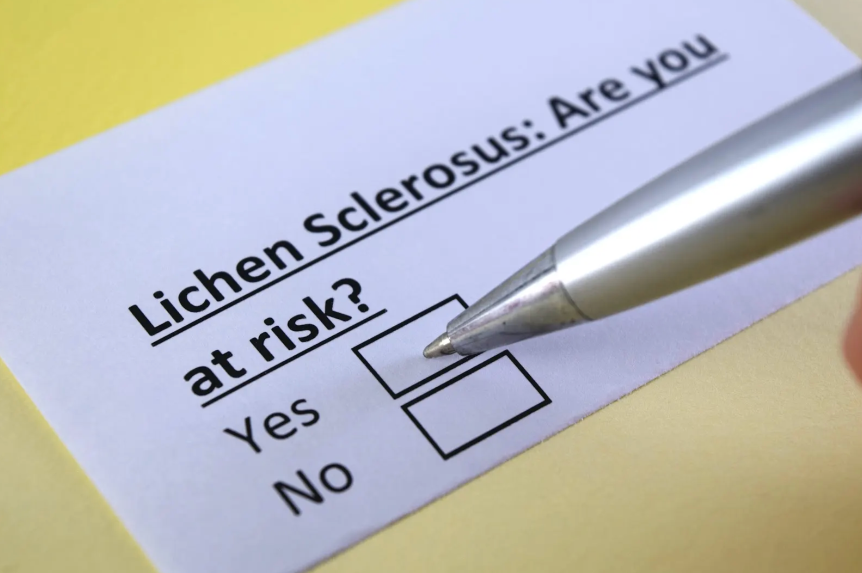 Are You Living With Lichen Sclerosus?