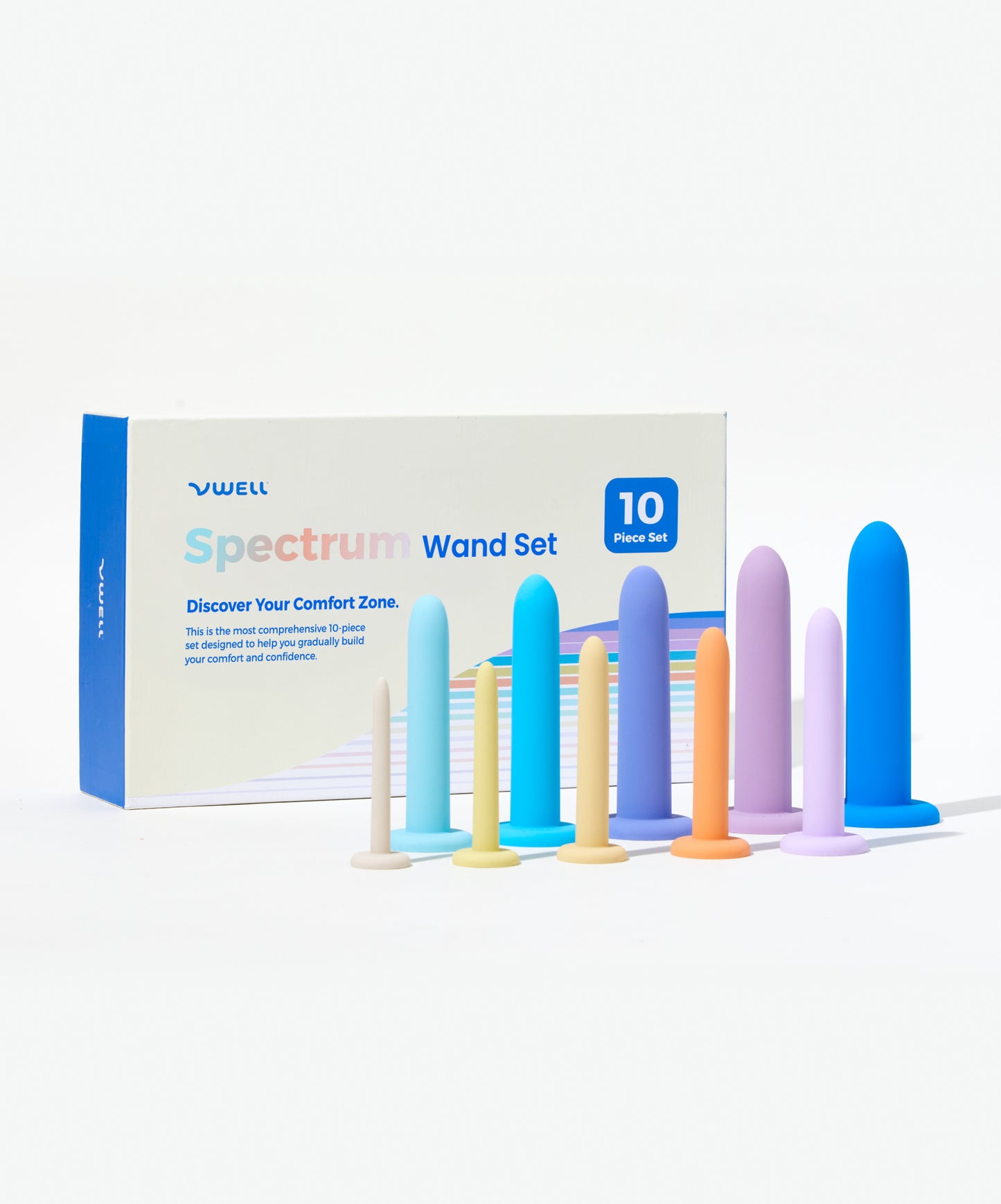 Spectrum Silicone Wand Set (Complete 10 Pieces Kit)