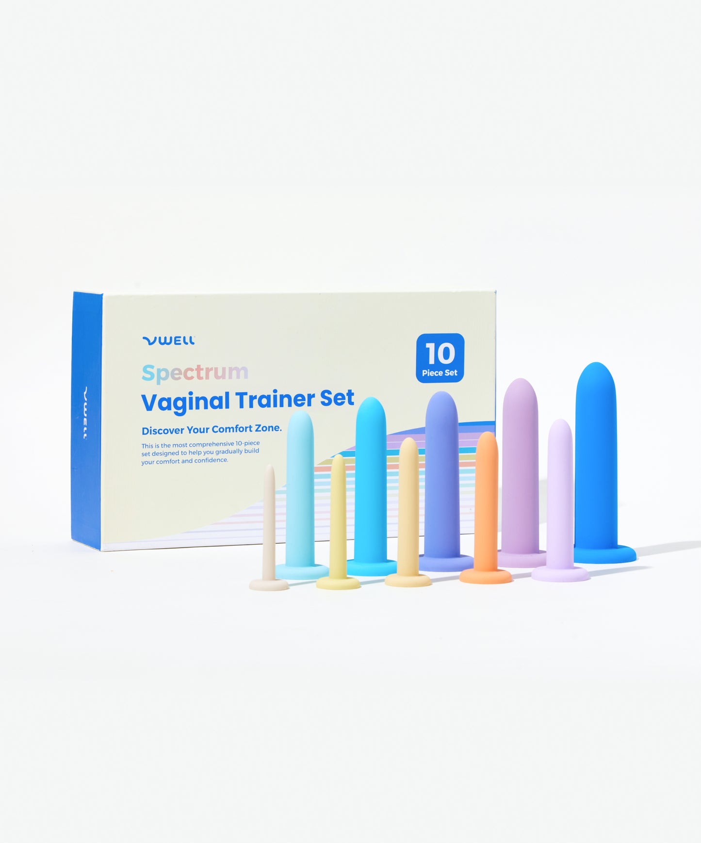 Spectrum Silicone Vaginal Trainer Set (Complete 10 Pieces Kit)