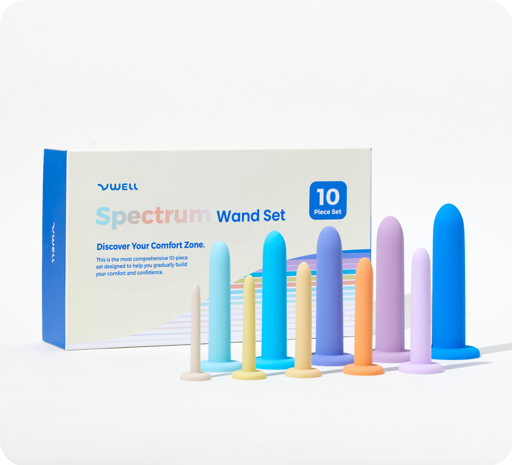 Spectrum Silicone Wand Set (Complete 10 Pieces Kit)