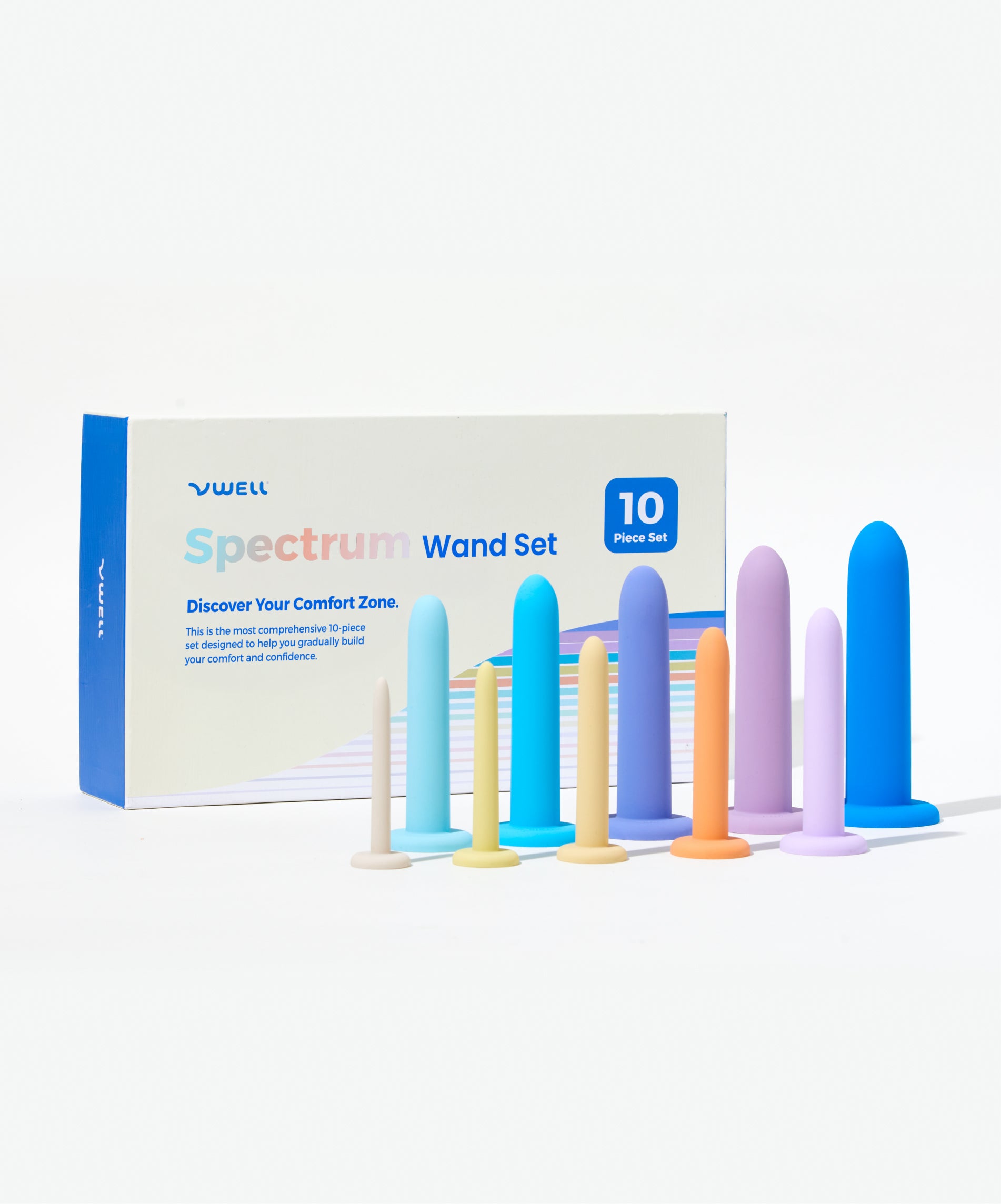 Spectrum Silicone Wand Set (Complete 10 Pieces Kit)