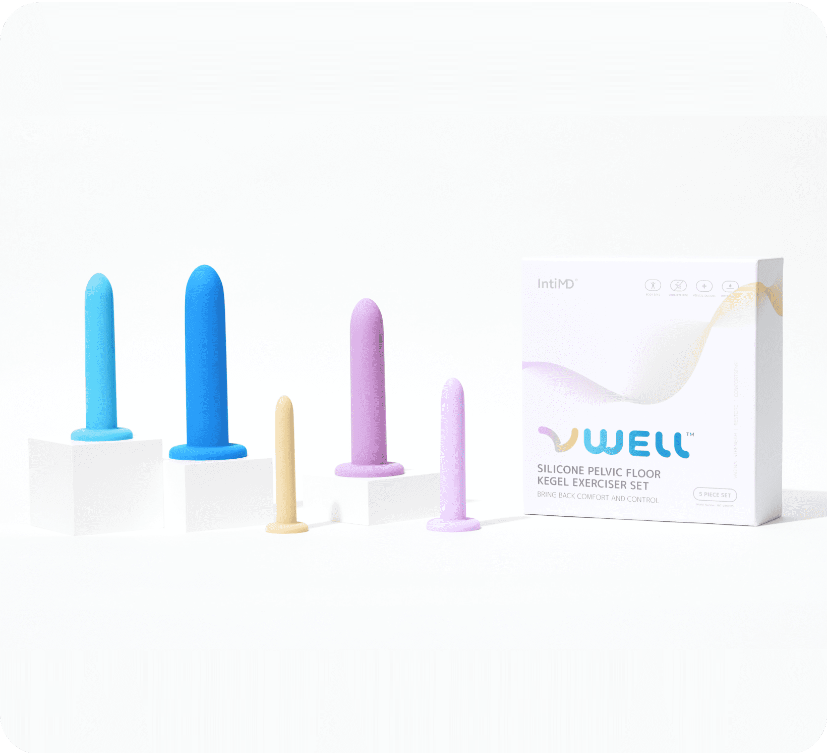 Silicone Vaginal Dilator Exerciser Set