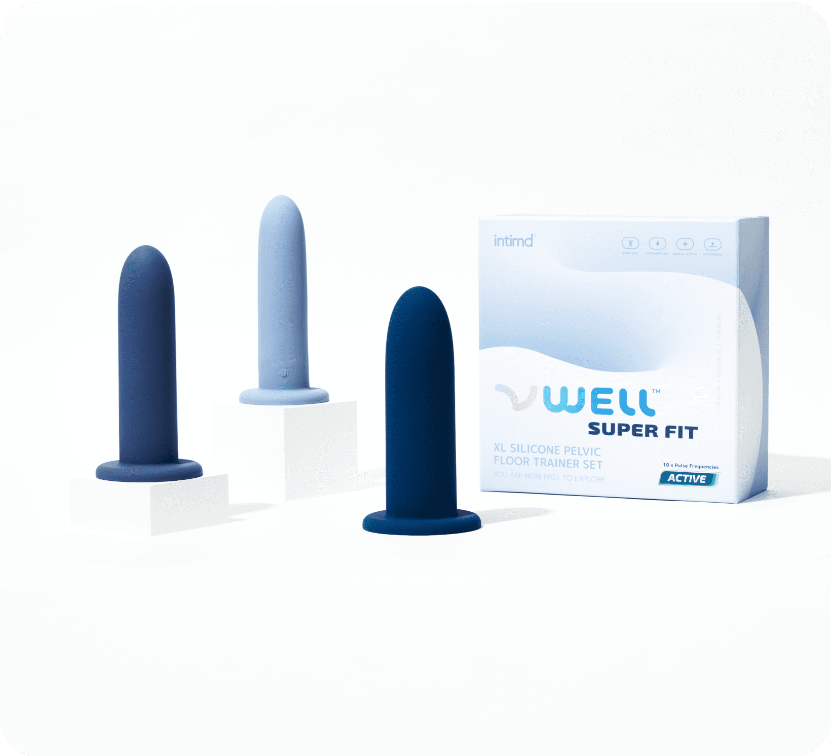 Super Fit XL Silicone Vaginal Dilator Set